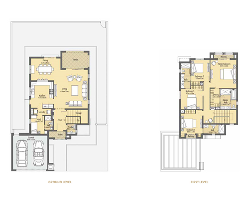Floor plan - Villa 2 -  La Quinta  - etamea.com