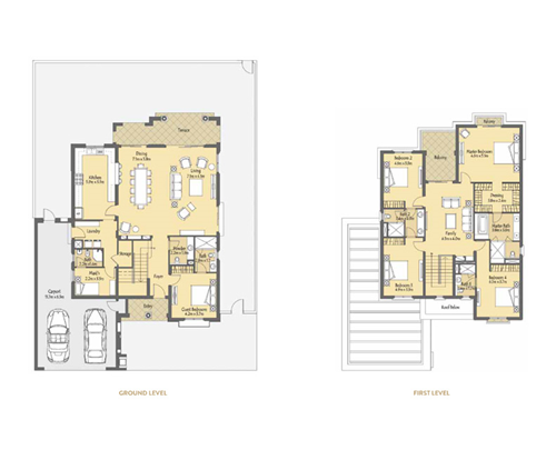 Floor plan - Villa 4 -  La Quinta  - etamea.com