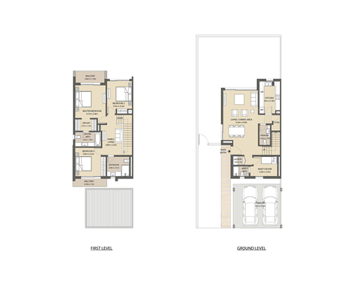 Floor plan - 3 Bedroom Townhouse Type B (End Unit) -  ARABELLA 3   - etamea.com